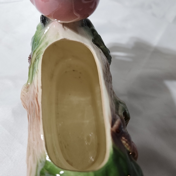 Vintage California Pottery Song Bird On Log Planter - Picture 4 of 4